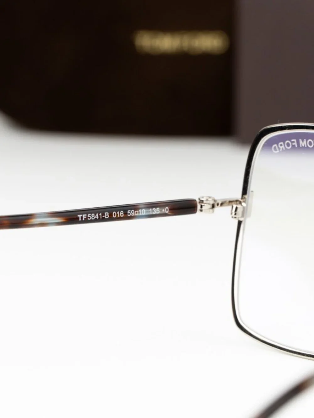 Tom Ford Women Eyeglasses Palladium Butterfly FT5841-B 016 NEW AUTHENTIC